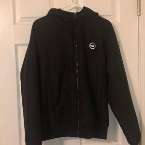 Hollister Sherpa lined windbreaker bomber
